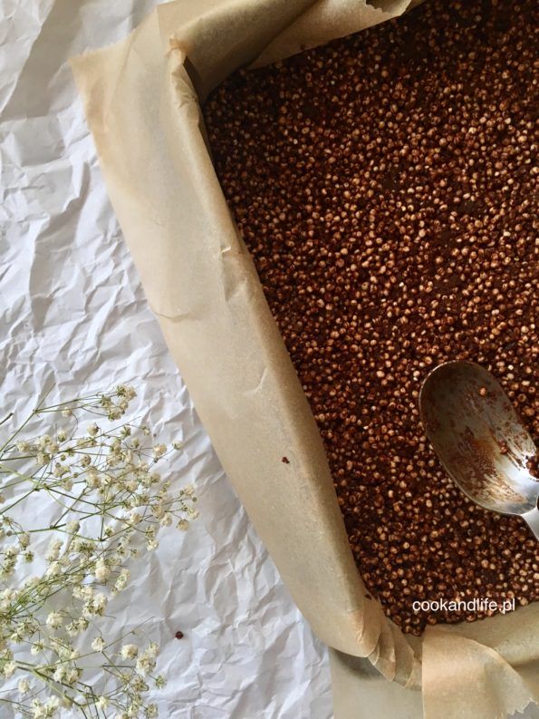 Czekoladowe batony z quinoa